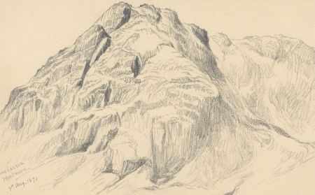 Quantity of 1870 Graphite Drawings - Lake District Landscapes
