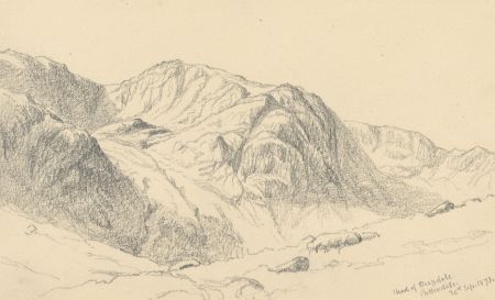 Quantity of 1871 Graphite Drawings - Lake District Landscapes