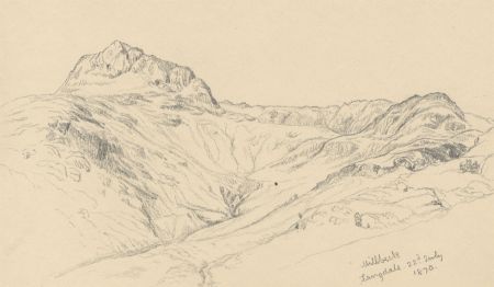 Quantity of 1870 Graphite Drawings - Lake District Landscapes
