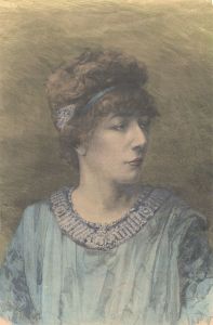 1888 Wood Engraving - Sara Bernhardt from Illustrated Sporting and Dramatic News
