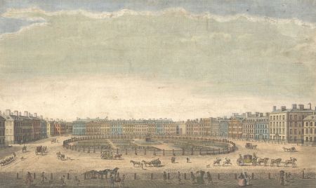 Thomas Bowles (c.1712-1767) - 1753 Engraving, Grosvenor Square, London