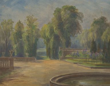 James Davey - Mid 19th Century Oil, Italianate Landscape