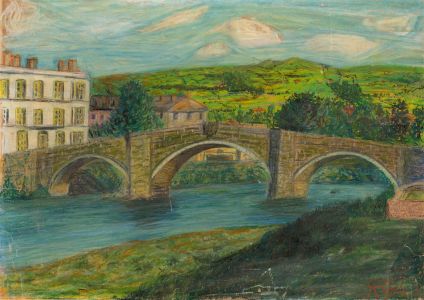 R.B.O - Contemporary Mixed Media, River Landscape