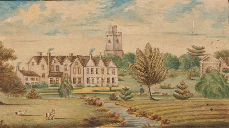 19th Century Watercolour - Whitminster House