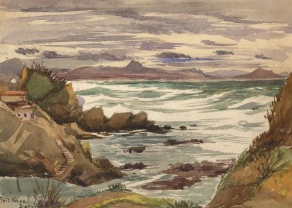 T. Dobson - Late 19th Century Watercolour, Port Vieux, France