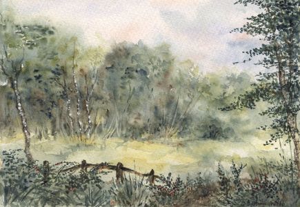 Set of 12 20th Century Mixed Media Artworks - Landscapes and Cityscapes