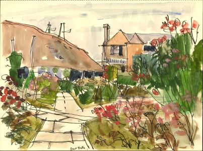 Paul Sharp ARCA RWS - Mid 20th Century Watercolour, Great Dixter