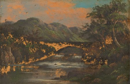 Late 19th Century Oil - River Landscape for Restoration