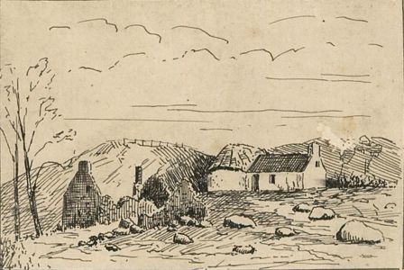 Alexander Blackwood - Late 19th Century Pen and Ink Drawing, Tighnabruaich