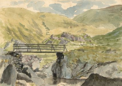 Alexander Blackwood - Late 19th Century Watercolour, Alpine Landscape