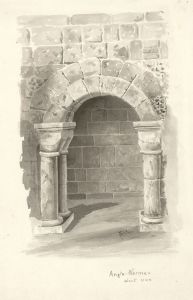 Alexander Blackwood - Late 19th Century Watercolour, Anglo-Noman Architecture