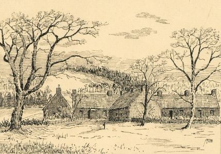Alexander Blackwood - Late 19th Century Pen and Ink Drawing, Rural Landscape