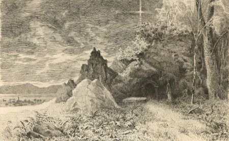 Alexander Blackwood - Late 19th Century Pen and Ink Drawing, First Easter Family