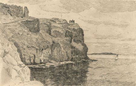 Alexander Blackwood - Late 19th Century Pen and Ink Drawing, Great Orme's Head