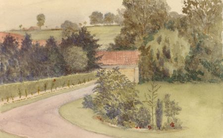 Alexander Blackwood - Late 19th Century Watercolour, Rose Garden