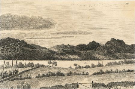 Alexander Blackwood - Late 19th Century Pen and Ink Drawing, Highlands Landscape