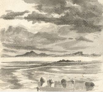 Alexander Blackwood - Late 19th Century Watercolour, Seascape with Clouds