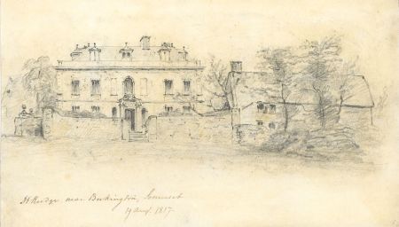 M. S. Jeffs - 1817 Graphite Drawing, Rudge, Beckington, Somerset
