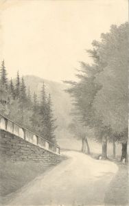 Jean Jacques Haakman - Late 19th Century Watercolour, Alpine Landscape