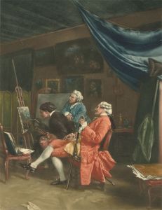 Antoine Gaymard after Meissonier - 1922 Lithograph, The Artist's Studio