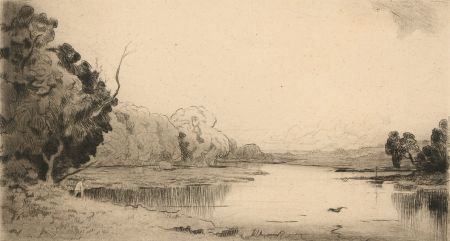 I Harper - A Pair of Early 20th Century Etchings, Summer Landscapes
