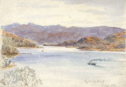 1896 Watercolour - Kyles of Bute