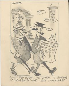 Robert S. E Coram (Maroc) - 20th Century Graphite Drawings, Comic Illustrations
