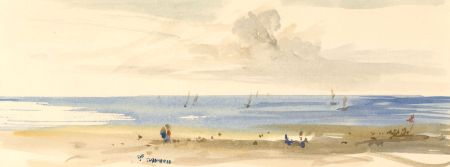 Terence O'Donnell - Contemporary Watercolour, Morecambe Beach