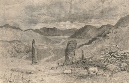 Alexander Blackwood - Late 19th Century Pen and Ink Drawing, Rural Scene