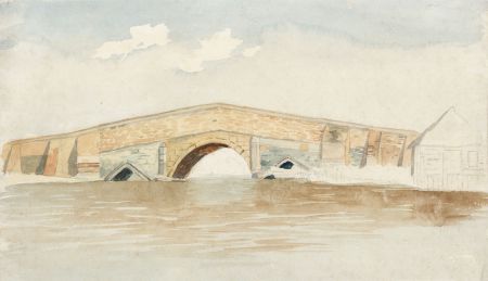 Alexander Blackwood - Late 19th Century Watercolour, Bridge Study
