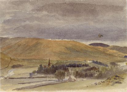 Alexander Blackwood - Late 19th Century Watercolour, Alpine Landscape