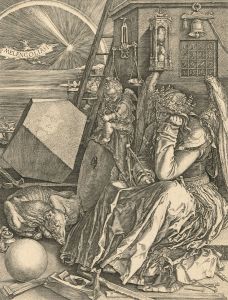 After Albrecht Dürer - Contemporary Etching, Melencolia I