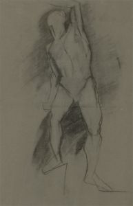 Mid 20th Century Pastel - Figurative Study