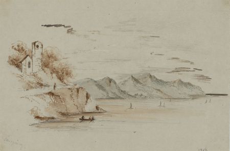 Attributed John Samuel Bowles - Double Sided 19th Century Watercolour, Landscape