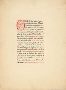 Elle Villar - 1916 Pen and Ink Drawing, A Biblical Quote