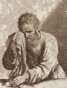 Mid 19th Century Etching - Portrait of a Man