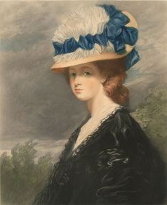 Sydney Ernest Wilson (b.1869) after Romney - Mezzotint, Mrs Musters