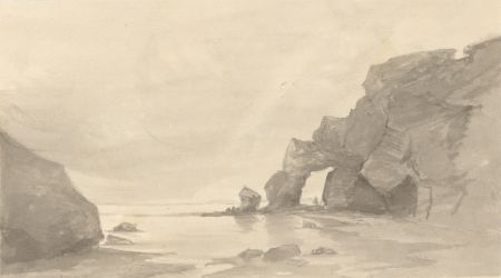 Jean Jacques Haakman - Late 19th Century Watercolour, Rock Formations