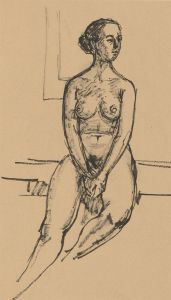 Peter Collins ARCA - Set of Four c.1970s India Ink, Nude Studies