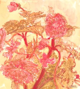 Maurice Sheppard PRWS NEAC (b.1947) - Contemporary Watercolour, Begonia