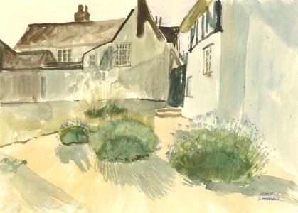 Maurice Sheppard PRWS NEAC (b.1947) - Signed 1974 Watercolour, Wiltshire House