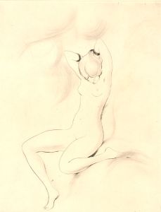 Georg Mayer-Marton - Signed Mid 20th Century Etching, Female Nude