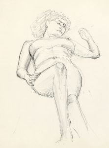 Ronald Birch - Set of Four circa 1970s Pen and Ink Drawings, Nudes and Portrait