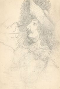 George Willoughby Maynard (1843-1923) - Graphite Drawing, After Van Dyke