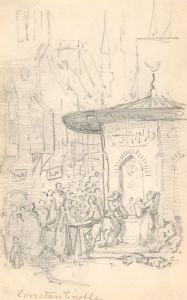 George Willoughby Maynard (1843-1923) - Graphite Drawing, Constantinople