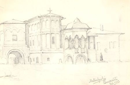 George Willoughby Maynard (1843-1923) - 1873 Graphite Drawing, Bucharest
