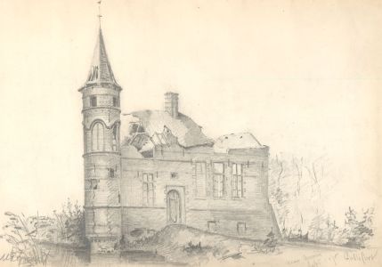 George Willoughby Maynard (1843-1923) - Signed 1870 Graphite Drawing, Gallifort