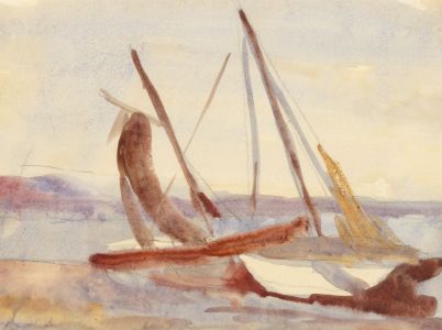 Jean Dryden Alexander (1911-1994) - Watercolour, Sailing Ships
