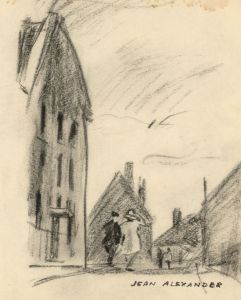 Jean Dryden Alexander (1911-1994) - Four Mid 20th Century Graphite Drawings