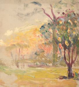Jean Dryden Alexander (1911-1994) - Mid 20th Century Oil, Rose Garden